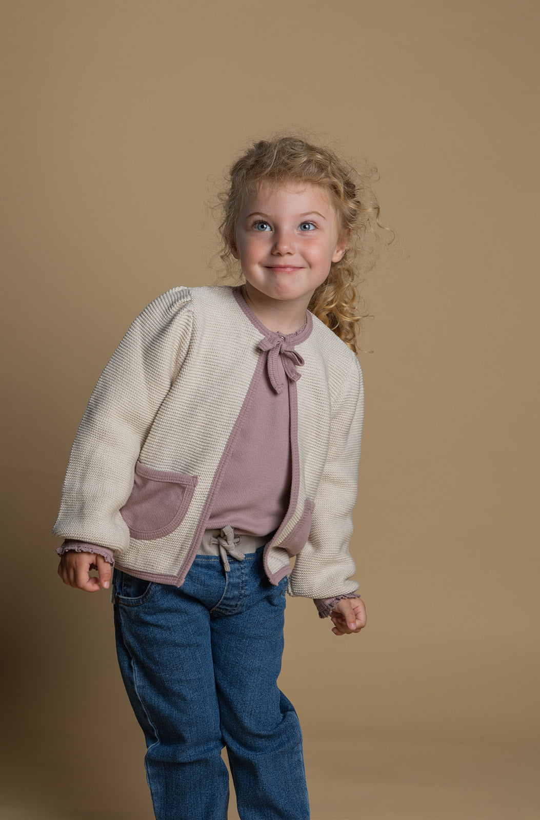 Strickjacke Kinder - moonbeam - GOTS