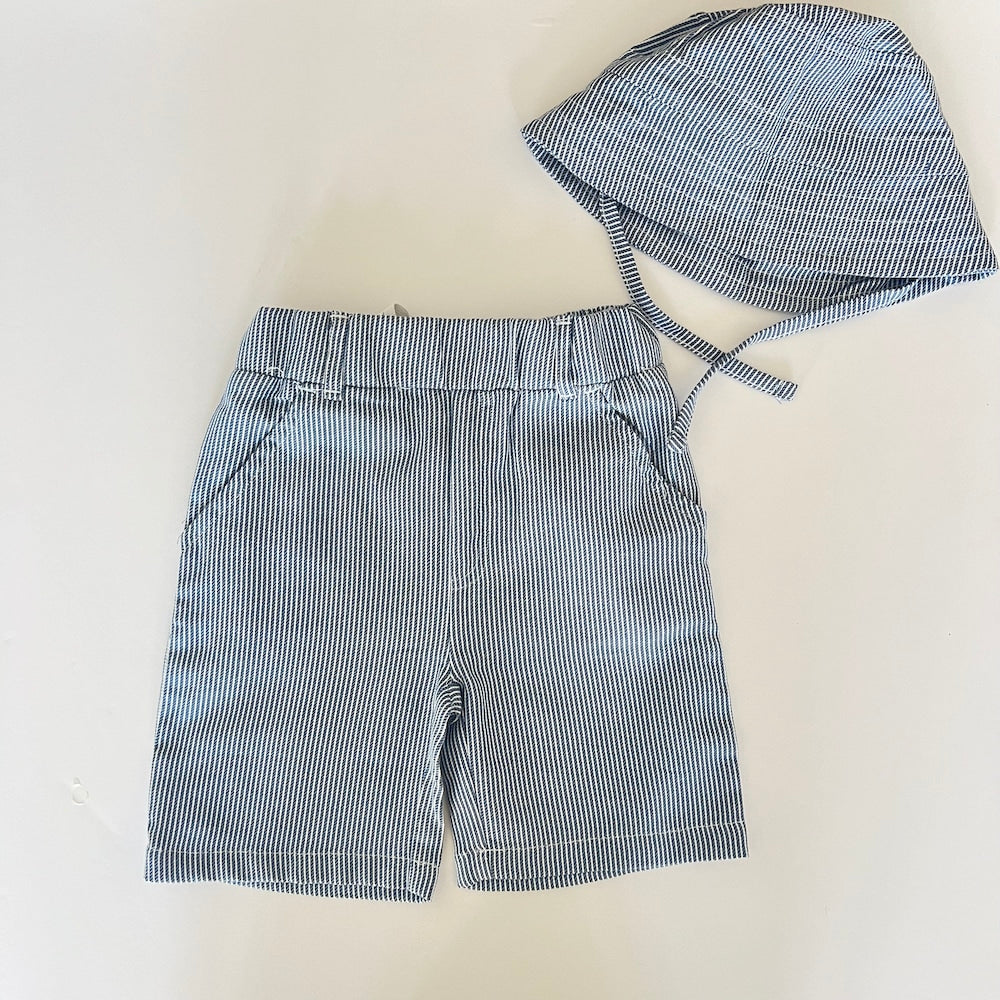 Elmer Milk Boy Shorts – blau und weiß