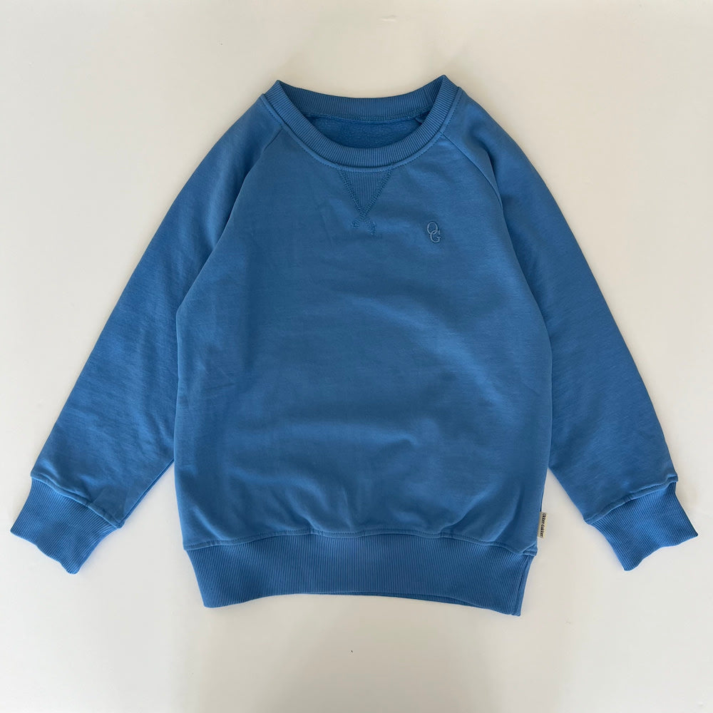 Nobel-Sweatshirt – klares Blau und Grasgrün