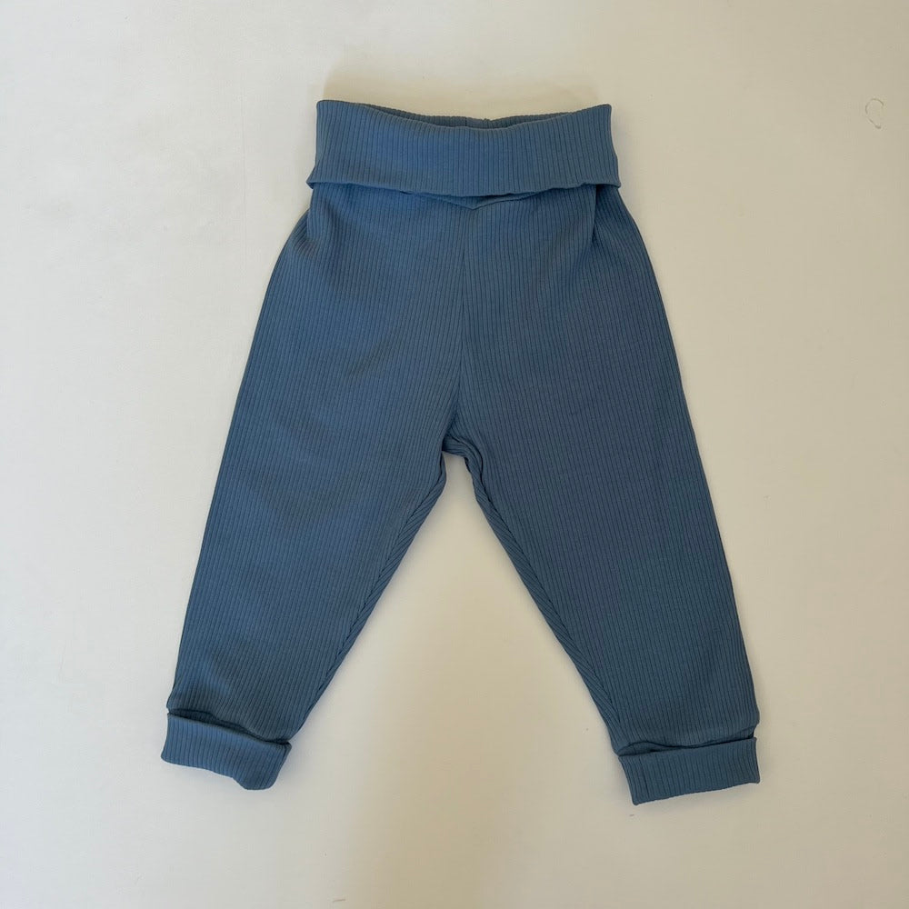 Rippleggings – Kamel und Blau