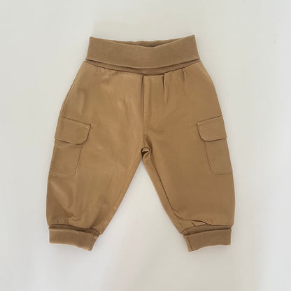 Folmer Baby-Cargohose – Camel und Marine