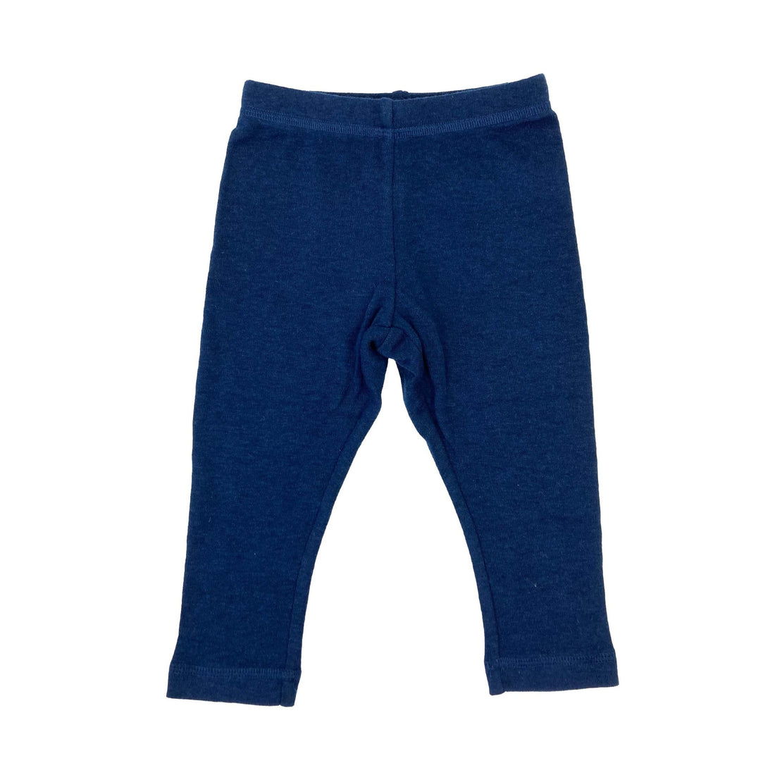 Weiche Baby-Leggings aus Wolle – Marineblau