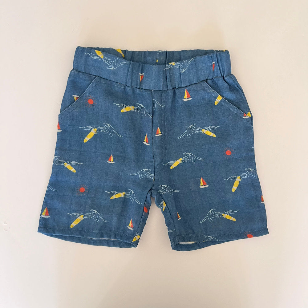 Musselin-Shorts – Surfer