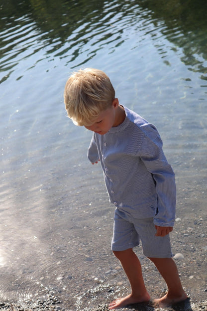 Elmer Milk Boy Shorts – blau und weiß