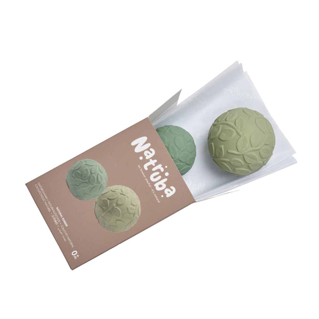Sinnesball-Set mit 2 Bällen, grün 